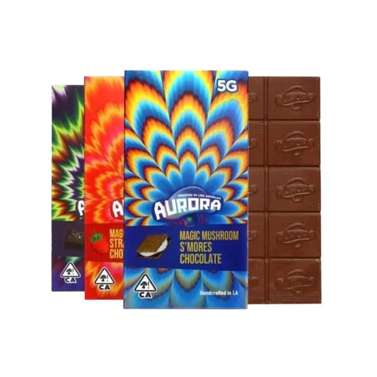 Aurora Magic Mushroom Chocolate Bar - COOKIES & CREAM - 5 Gram