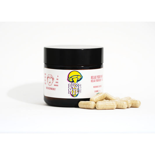 HILLBILLY | Microdose Capsules | DoseMyco | 200mg ea | 250 Count | 50 grams Total | CASE of 10