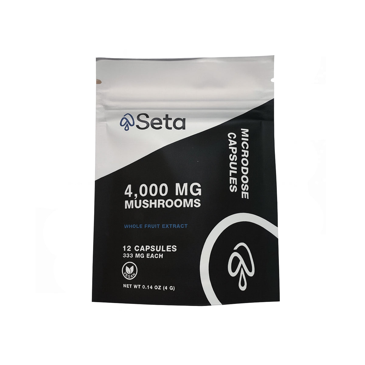 Seta | Microdose Capsules | WHOLE FRUIT | 333mg ea | 12 Count | 4 Grams Total