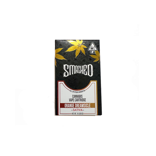 Smashed : Cannabis Vape Cartridge - ORANGE DREAMSICLE (Sativa) 1 Gram