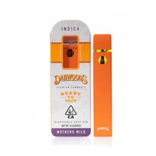 Dabwoods : THC Disposable Vape - Mother's Milk (Indica) 1 Gram