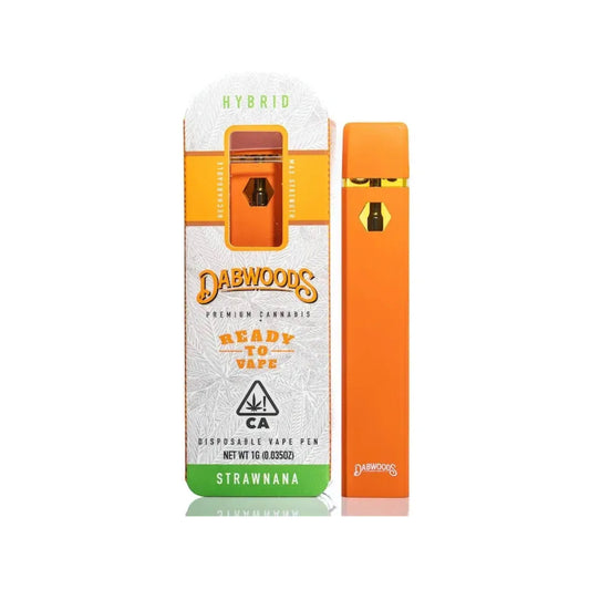 Dabwoods : THC Disposable Vape - Strawnana (Hybrid) 1 Gram
