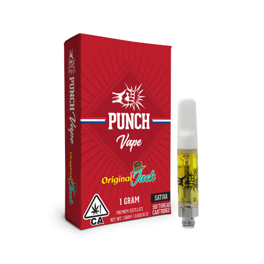 Punch Extracts : THC Vape Cartridge - Original Jack (Sativa) 1 Gram
